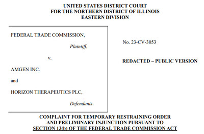 FTC 공개 임시금지명령 소장